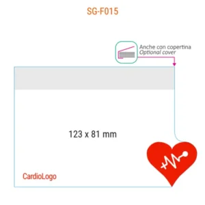 Post-it SG F015 rectangle with heart 123x81 mm