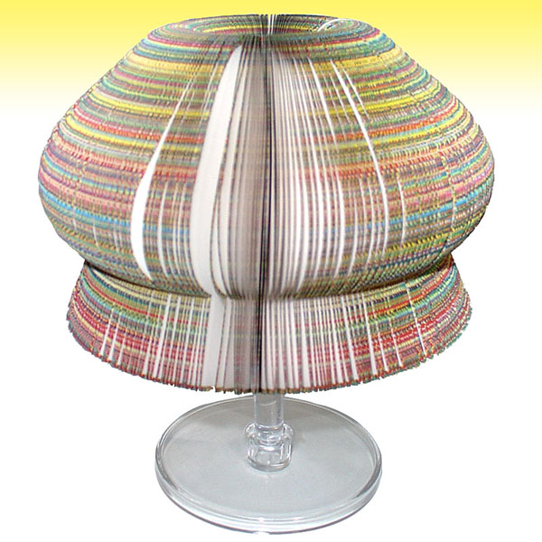 Lamp shaped three-dimensional Notepad Margherita