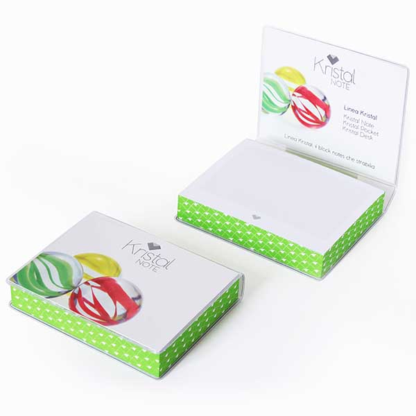 Memo pad with PVC cover Kristal Note SKU 713 |