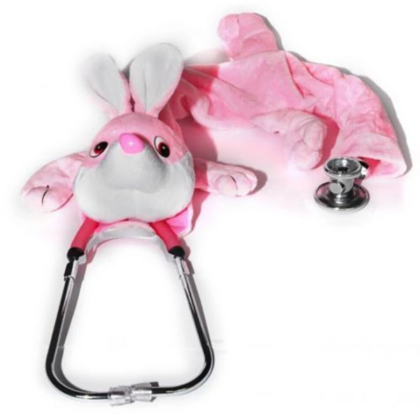 pupazzo coniglio copri stetoscopio pediatrico a forma di animale