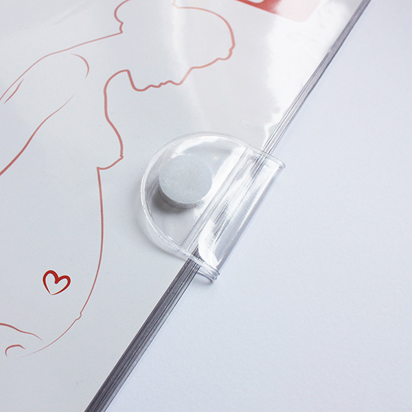 Cartelletta gravidanza PVC | Cartelletta gravidanza PVC 6 buste formato A4 gadget ostetrica gadget ginecologo porta documenti personalizzato per la donna in gravidanza