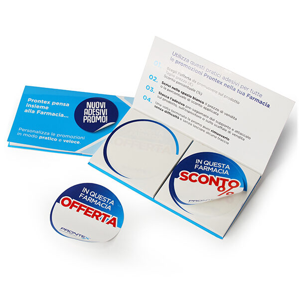 Label Pediatric Premium Permanent adhesive paper. Circle stickers