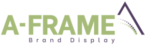 A Frame Brand Display logo
