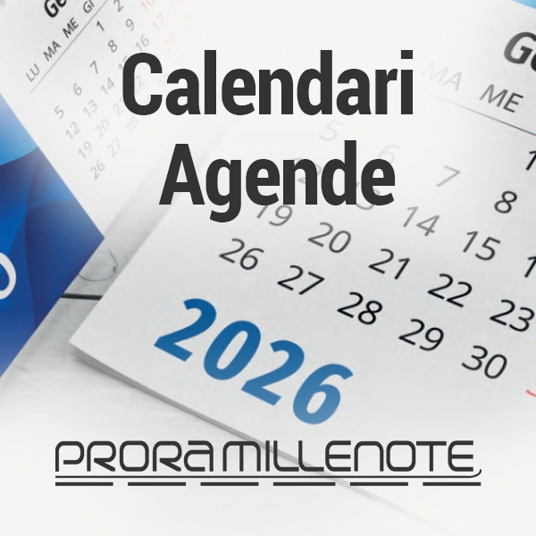 Calendari Agende 2026 personalizzate
