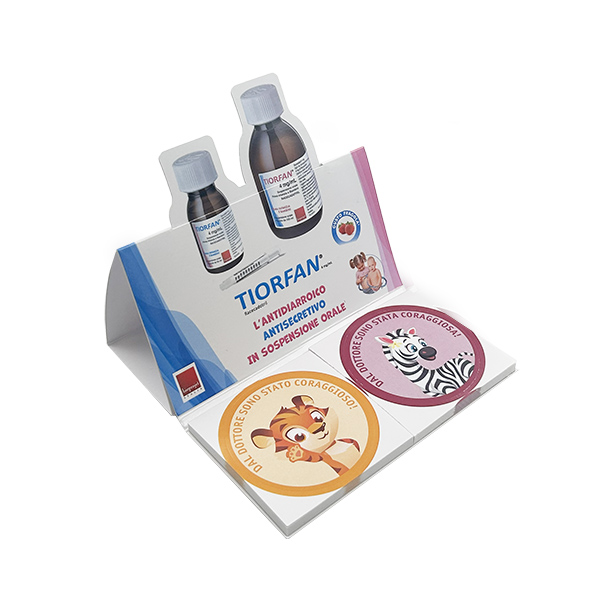 Cover up Crowner 2 Flaconi con adesivi sogg Tiorfan