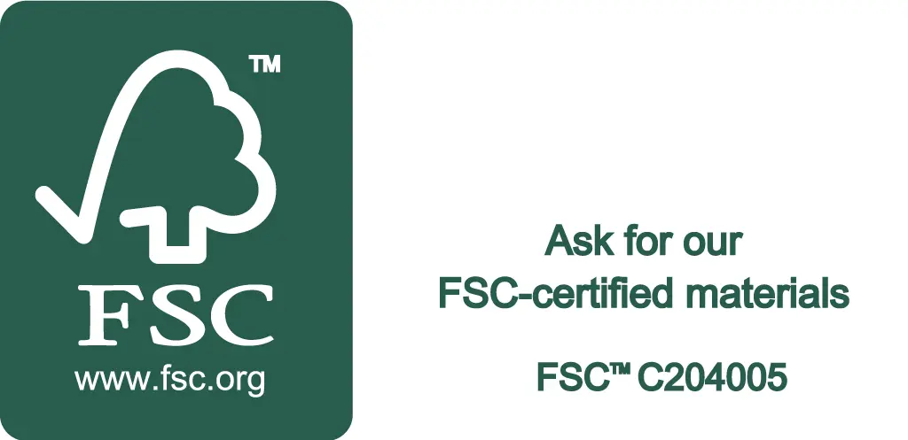 FSC PROMO C204005 LOGO landscape Green White