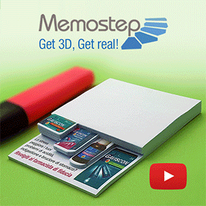 Block-notes adesivo MEMOTACK STEP
