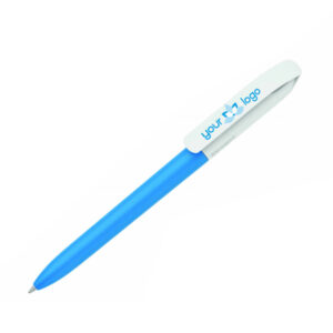 PENNA ABC bicolor azzurra bianco + colore