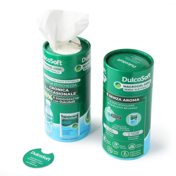 Porta Fazzoletti Cilindrico porta abbassalingua cilindrico Dulco Soft