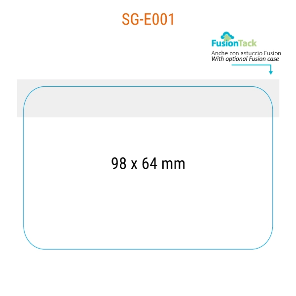 SG E001 rectangle avec coins arrondis 98x64