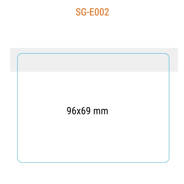 SG E002 rectangle avec coins arrondis 96x69