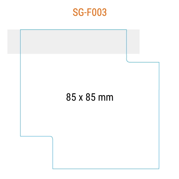 Post-it sagoma doppio quadrato SG F003 85x85mm Soggetto Micro Focus