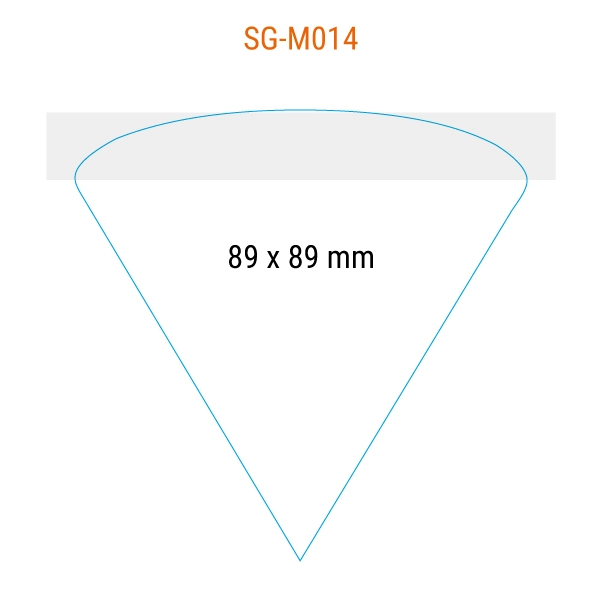 SG-M014 89x89mm Post-it a forma di cono, diamante imbuto