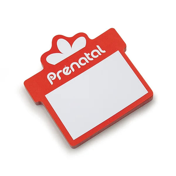 SG M021 70X70 mm sagoma post it a forma di regalo Natale pacchetto. Gadget personalizzato