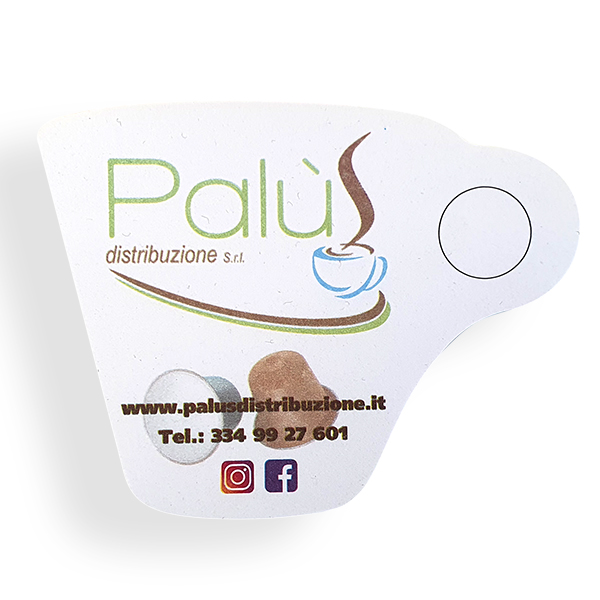 tasse à café post-it personnalisée en forme alimentaire - Palu