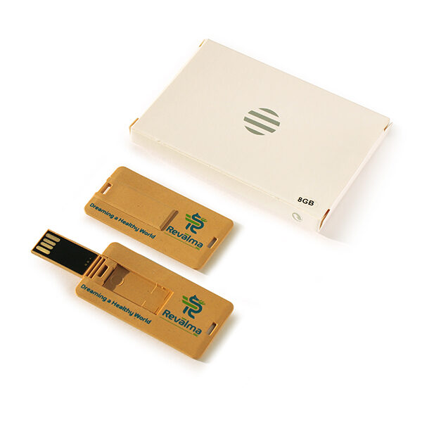 Chiavetta USB Ecologica personalizzata 2colori Revalma