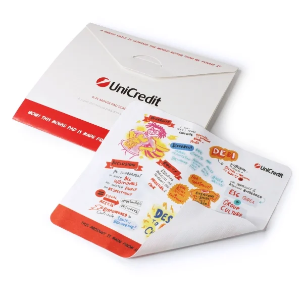 UniCredit mousePad puliscischermo panno Microfibra RPL
