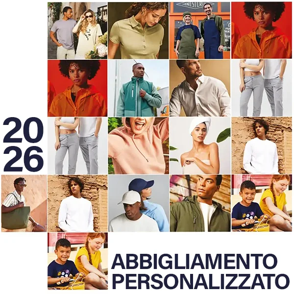 abbigliamento personalizzato catalogo 2026