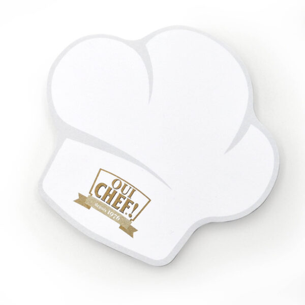 cappello cuoco post it sagomato