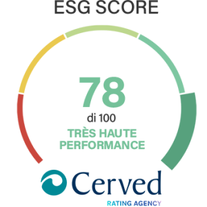 ESG CERVED 2025 78/100 transparent fr