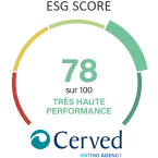 ESG CERVED 2025 78/100 transparent fr