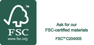 FSC C204005 LOGO landscape White Green