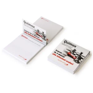 Post-it doppio Meet Quimox Post-it doppio con crowner pop-up