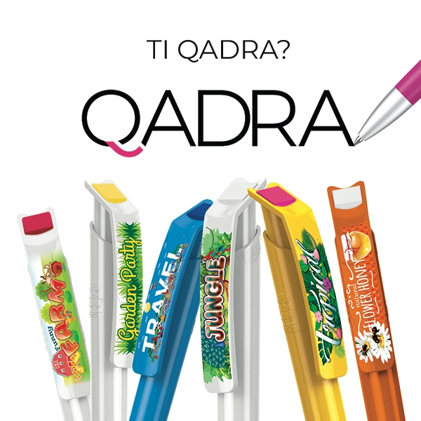 Qadra, penna rPET personalizzata sul sito