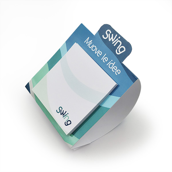 Swing : notes autocollantes de type post-it à bascule avec crowner personnalisé découpé à la forme ⭐ (consigliato)